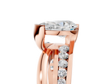 Rose gold Pear Solitaire Channel-Set Split Shank Ring with Tension Prong Setting_20