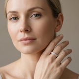 Rose gold Princess Cut Diamond Eternity Band with Channel Setting and Shared Prong_40