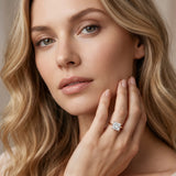 Rose gold Princess Cut Diamond Solitaire Engagement Ring with Classic Band and Four-Prong Setting_170