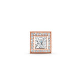 Rose gold Princess Cut Halo Bezel Pendant_9