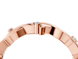 Rose gold Prong Set Round Diamond Twist Band_8