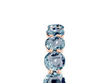 Rose gold Round Aquamarine Eternity Band with U-Prong Setting_35
