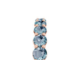 Rose gold Round Aquamarine Half-Eternity Prong-Set Band_11