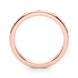 Rose gold Round Bezel-Set Diamond Eternity Band 1