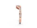 Rose gold Round Channel-Set Diamond Contour Band_6