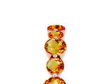 Rose gold Round Citrine Scalloped Prong Set Eternity Band_23