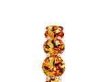 Rose gold Round Citrine Shared Prong Eternity Band_11