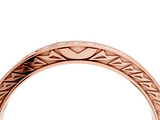 Rose gold Round Cut Diamond Pavé Eternity Band with Channel Setting_8