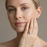 Rose gold Round Cut Diamond Solitaire Engagement Ring with Round Band and Four-Prong Setting_352