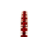 Rose gold Round Cut Ruby Pavé Set Thin Band_5