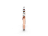 Rose gold Round Diamond Channel Set Eternity Band_6