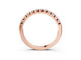 Rose gold Round Diamond Channel Set Eternity Band_7
