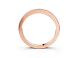 Rose gold Round Diamond Milgrain Pavé Eternity Band_7