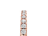 Rose gold Round Diamond Pavé Eternity Band_9