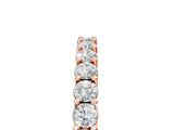 Rose gold Round Diamond Pavé Half-Eternity Band_9