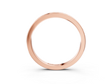 Rose gold Round Diamond Pavé Set Half-Eternity Band_21