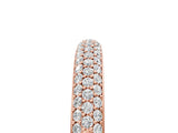 Rose gold Round Diamond Pave Eternity Band with Shared Prong Setting_7