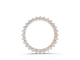Rose gold Round Diamond Prong-Set Halo Pendant_6