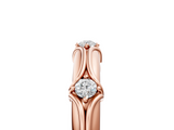 Rose gold Round Diamond Prong-Set Milgrain Eternity Band_28
