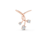 Rose gold Round Diamond Prong Set Pendant_6