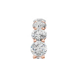 Rose gold Round Diamond Shared Prong Eternity Band_45