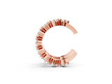 Rose gold Round Diamond Starlight Ear Cuff_1