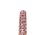 Rose gold Round Morganite Pavé Eternity Band with Shared Prong Setting_11