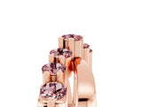 Rose gold Round Morganite Prong-Set Crossover Band_11