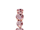 Rose gold Round Morganite Scalloped Prong Set Eternity Band_23
