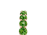 Rose gold Round Peridot Half-Eternity Prong-Set Band_11