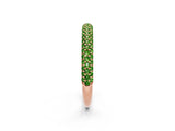 Rose gold Round Peridot Pavé Eternity Band with Shared Prong Setting_8
