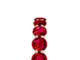 Rose gold Round Ruby Eternity Band with U-Prong Setting_35