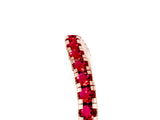 Rose gold Round Ruby Pavé Half Eternity Band with Shared Prong Setting_11