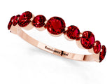Rose gold Round Ruby Scalloped Prong Set Eternity Band_19