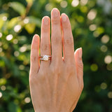 Rose gold Round Solitaire Channel-Set Split Shank Ring with Tension Prong Setting_35