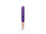 Rose gold Round Tanzanite Pavé Eternity Band with Shared Prong Setting_8