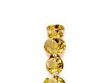Rose gold Round Yellow Sapphire Scalloped Prong Set Eternity Band_35