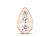 Rose gold Teardrop Bezel-Set Round Diamond Pendant_10