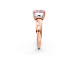 Rose gold Three-Stone Fancy Pink Radiant Cut Cut Diamond Ring with Channel Set Band and Four-Prong Setting_26