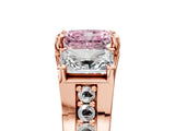Rose gold Three-Stone Fancy Pink Radiant  Cut Diamond Ring with Channel-Set Band and Four-Prong Setting_54