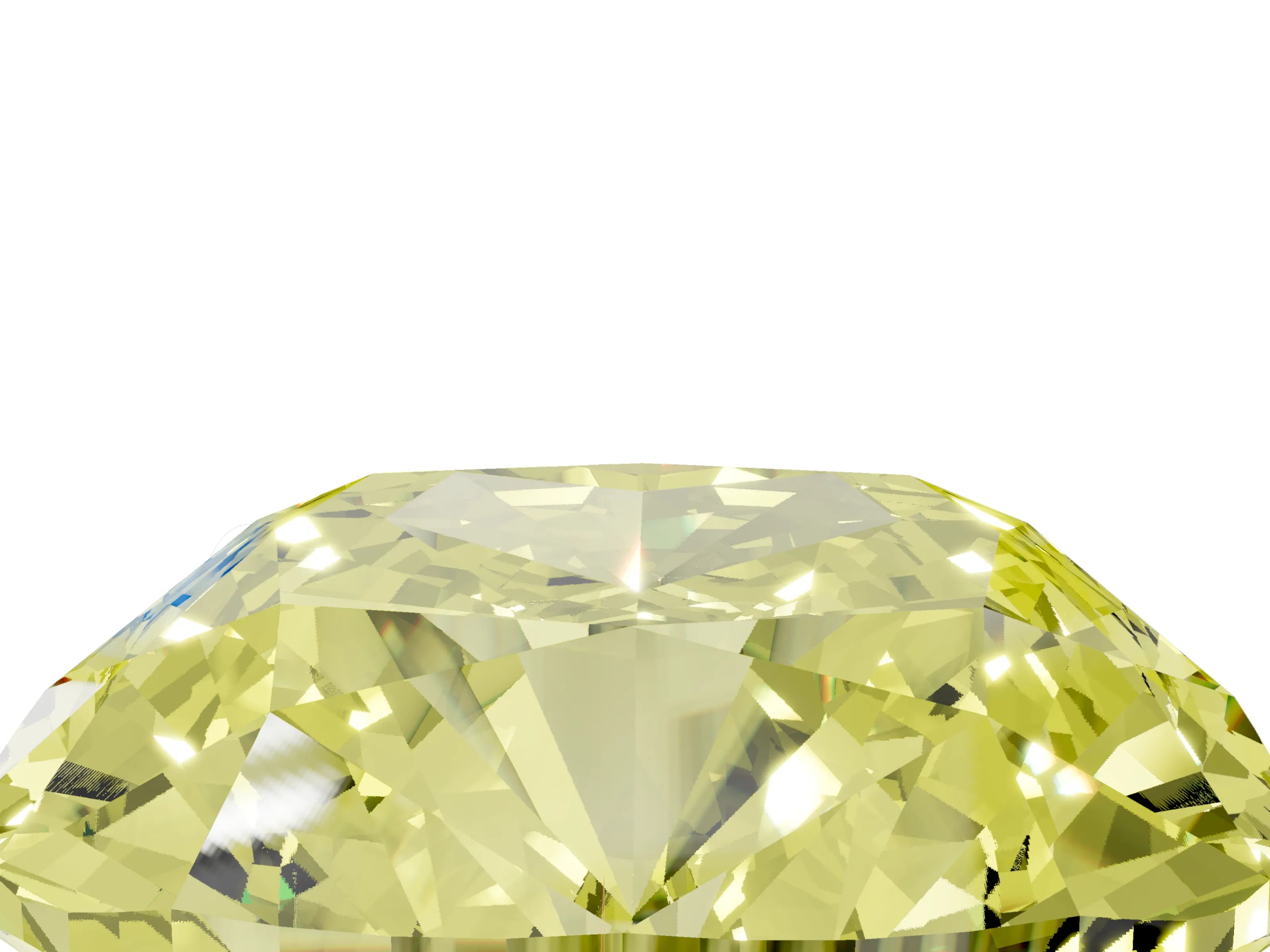 Rose gold Three-Stone Fancy Yellow Cushion Cut Diamond Engagement Ring with Pave Band and Prong Setting_5