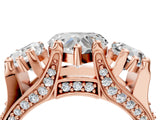 Rose gold Three-Stone Heart Cut Diamond Ring with Channel-Set Band and Four-Prong Setting_56