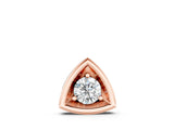 Rose gold Trillion Cut Diamond Bezel Pendant_6