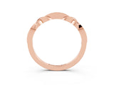 Rose gold Twisted Marquise Yellow Sapphire Pavé Band with Shared Prong Setting_21