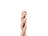 Rose gold Twisted Rope Solitaire Band with Round Stone and Bezel Setting_45