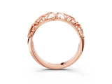 Rose gold Twisted Vine Filigree Band_7