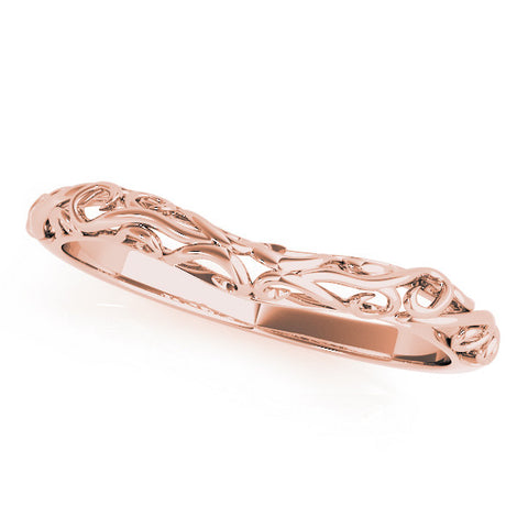 Rose gold Twisted Vine Filigree Band