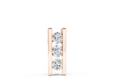 Rose gold Vertical Channel-Set Round Diamond Bar Pendant_16