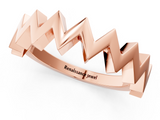 Rose gold Zigzag Chevron Band_24
