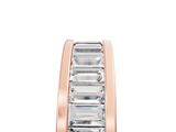 Rose gold baguette cut diamond eternity band with channel set_26